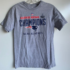 NFL New England Patriots Gray Super Bowl T-Shirt